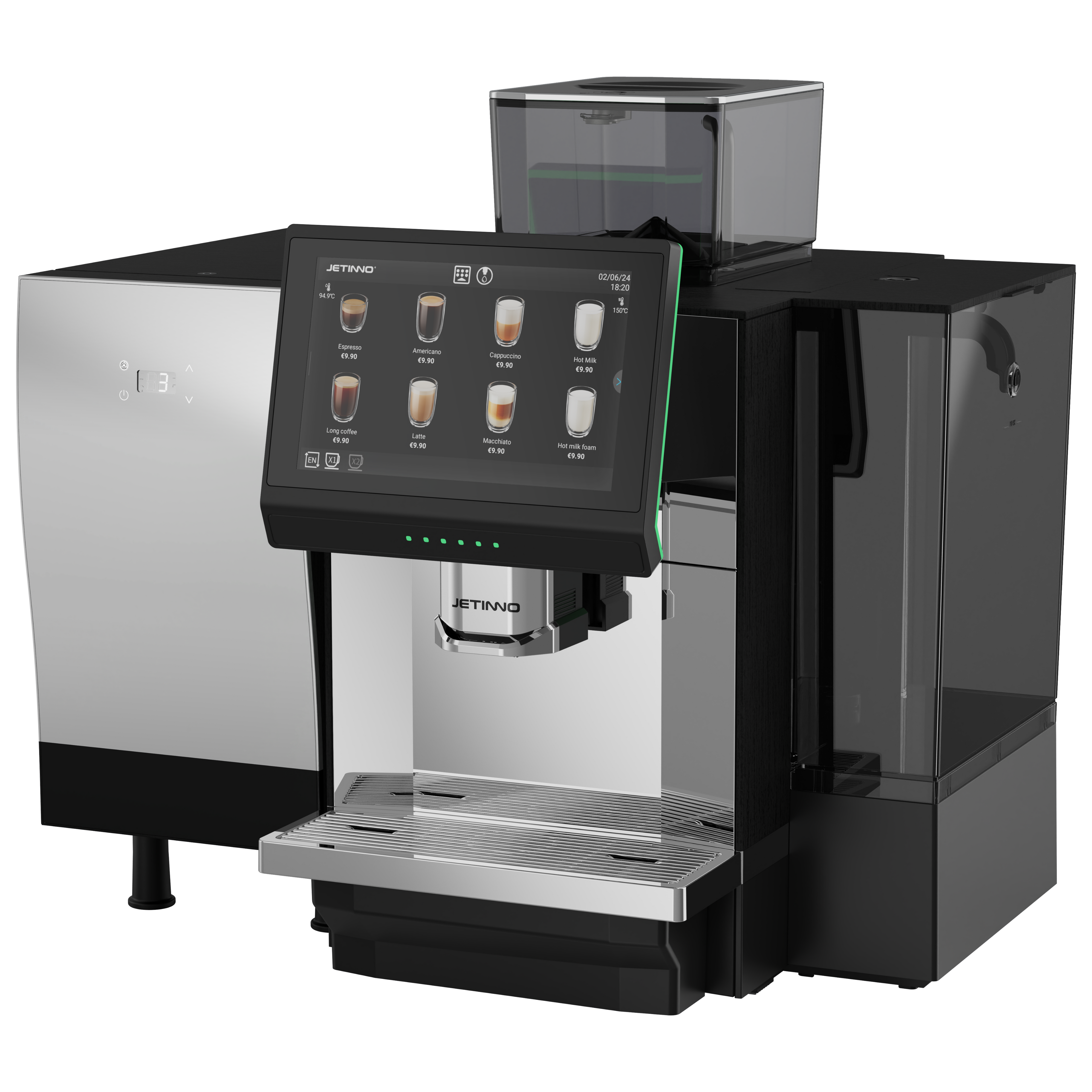 JL36 Commercial Coffee Machine | Fresh Milk Bean-to-Cup Coffee Machine | 100 Cups Daily